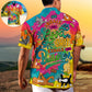 Yoga Cat Funny Inhale The Good Sh!t Exhale The Bullsh!t - Hawaiian Shirt