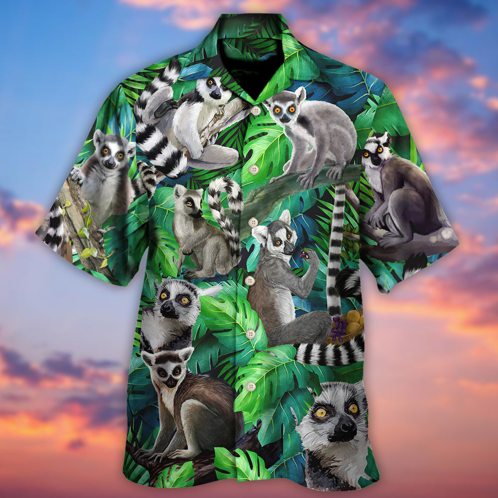 Lemur In The Jungle Limited Edition – Hawaiian Shirt