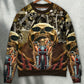 Stay Wild Skull Inspirational Style – Sweater - Ugly Christmas Sweater