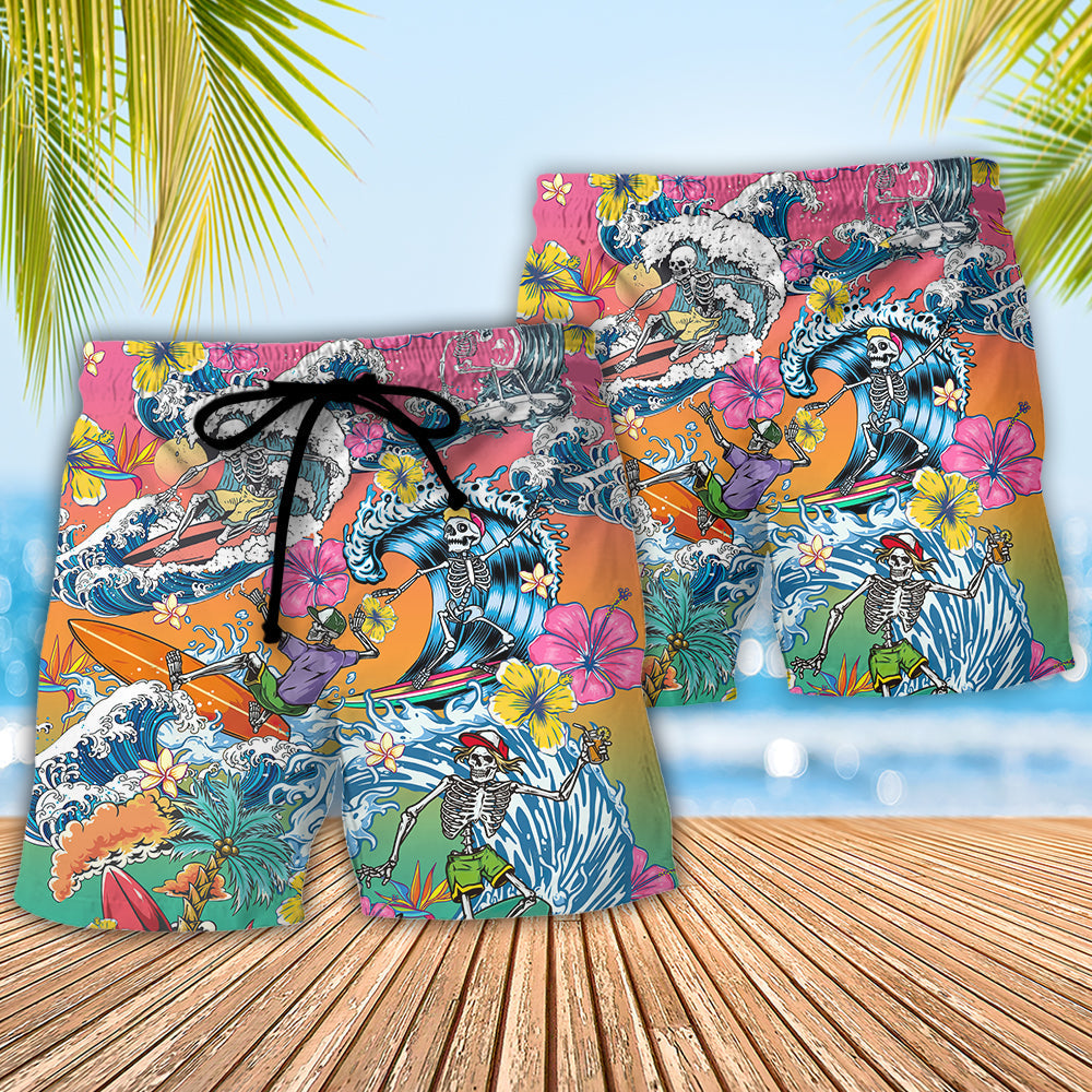 Paddleboarding Saved Me Funny Paddleboarder Quote - Beach Short