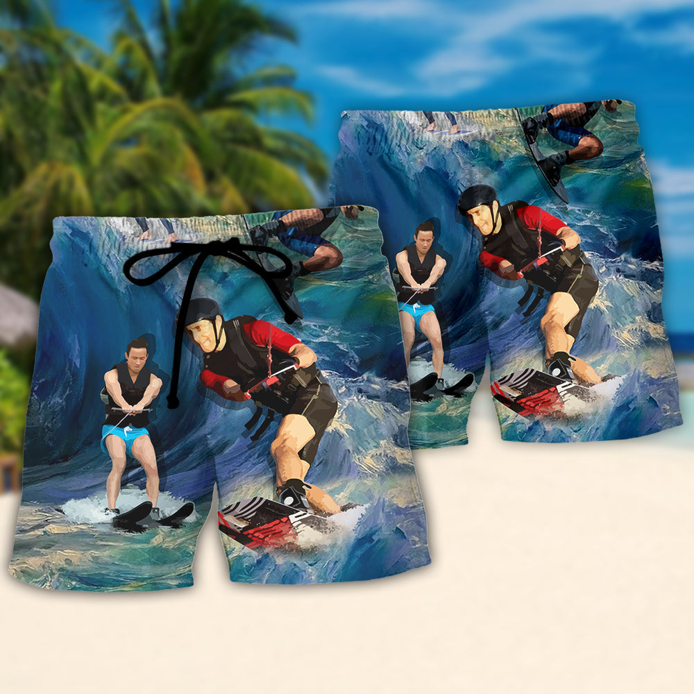 Waterskiing You Don’t Stop Skiing When You Get Older – Beach Short
