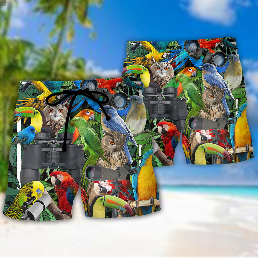 Bird Watching I'm Not Lost - Beach Short