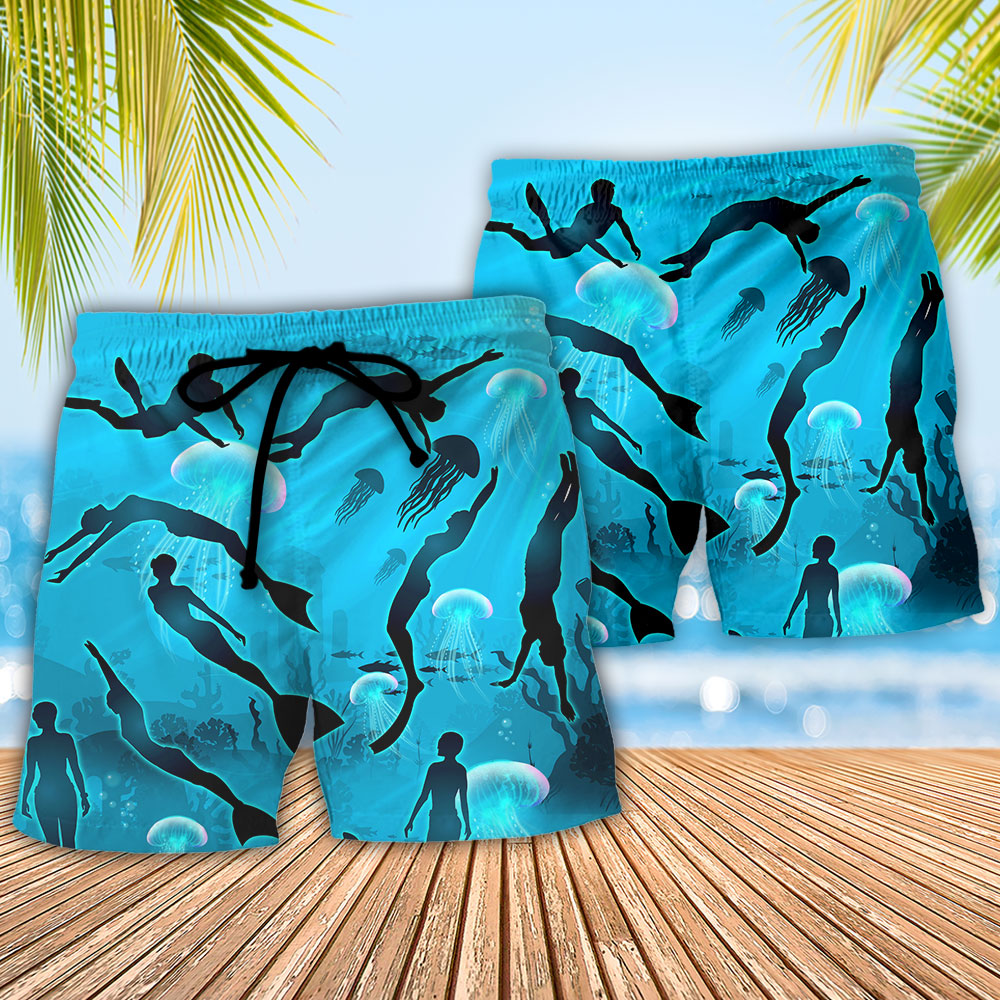 Freediving Don’t Be Jealous Because I Dive Better Than You – Beach Short