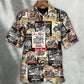 Motorcycle Timeless Treasures Vintage Motorcycles - Hawaiian Shirt
