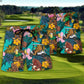 Golf Bigfoot Playing Golf Beer Lover Tropical - Beach Short