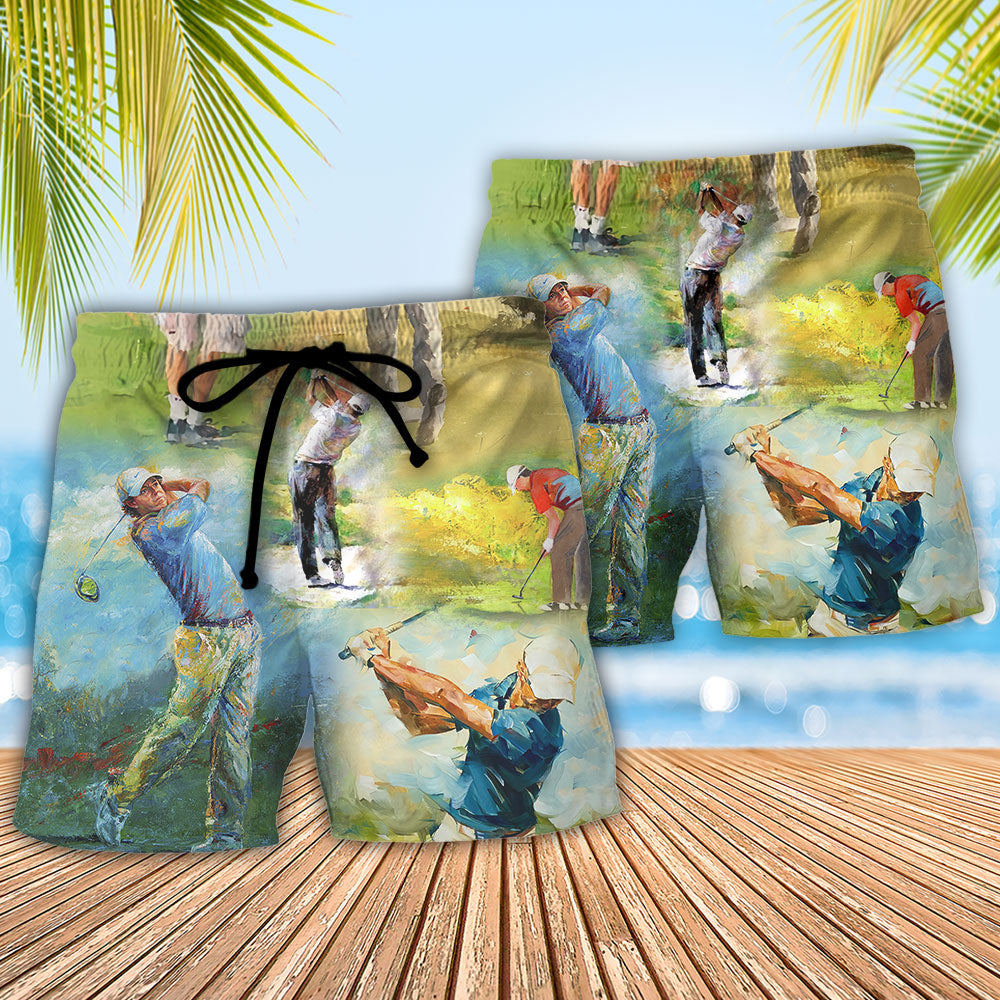 Golf Don’t Be Jealous Because I Play Golf Better Than You – Beach Short