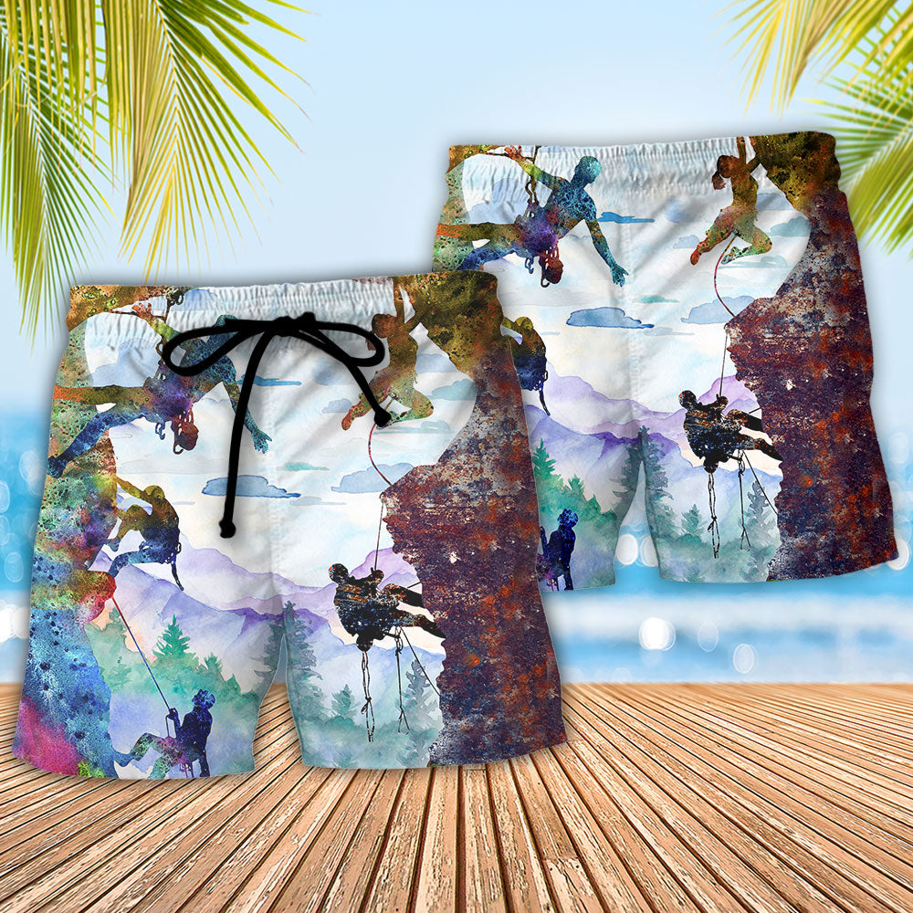 Rock Climbing Don’t Be Jealous Because I Climb Better – Beach Short