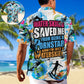 Waterskiing Saved Me From Being A Pornstar Now I'm Just A Waterskier Retro Style - Hawaiian Shirt