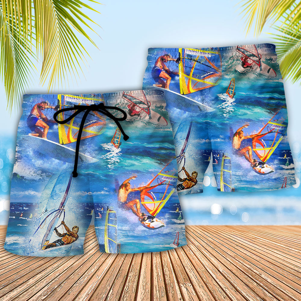 Surfing Don’t Be Jealous Because I Surf Better – Beach Short