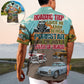 Road Tripping Saved Me From Being A Pornstar Lover Classic Car Route 66 - Hawaiian Shirt