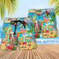Summer Santa Surfing Christmas In July – Beach Short