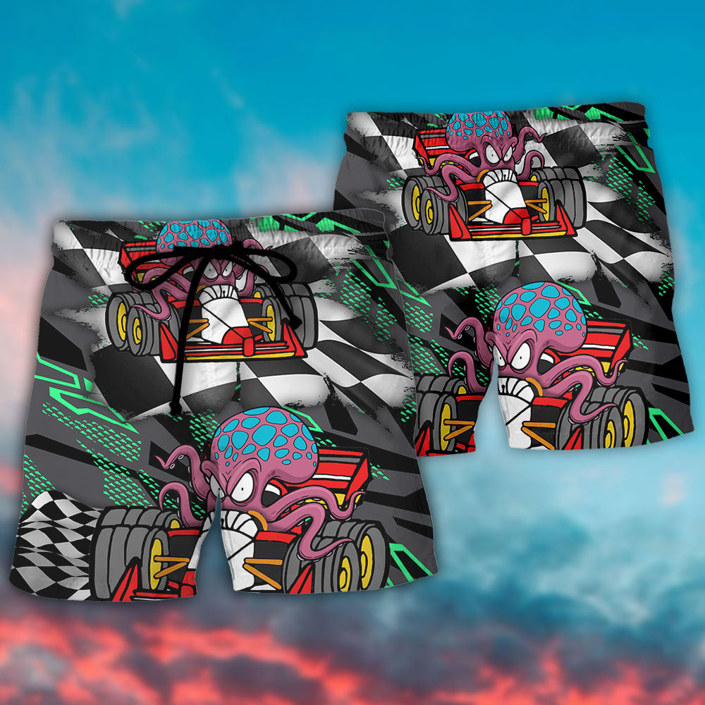 Octopus Formula Racing Australian Art – Beach Short