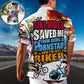 Bike Rides Saved Me From Being A Pornstar Now I'm Just A Biker - Hawaiian Shirt