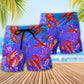 Lobstering Saved Me Funny Lobster Hunter - Beach Short