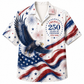 America 250th USA Eagle Hawaiian Shirt