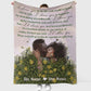 African American Every Love Story Is Afro Couple Flannel Blanket For Living Room And Bedroom Styling