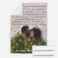 African American Every Love Story Is Afro Couple Flannel Blanket For Cozy Home Lounging And Gifting
