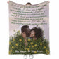 African American Every Love Story Is Afro Couple 50 x 60 Inch Flannel Blanket For Cozy Bedroom And Sofa Decor