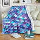 Mermaid Love Ocean Lover Flannel Blanket For Living Room And Bedroom Styling