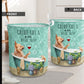 Chihuahua And Bath Soap - Laundry Basket - Owls Matrix LTD