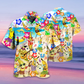 Funny Banana Love Beach Music Tropical Style - Hawaiian Shirt
