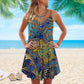 Turtle Is Beach Soul Limited 20 – Women's Summer Sleeveless V-Neck Camisole Dress