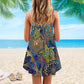 Turtle Is Beach Soul Limited 20 – Women's Summer Sleeveless V-Neck Camisole Dress