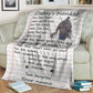 Hunting Daddy I Love You Personalized Flannel Blanket For Living Room And Bedroom Styling