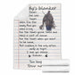 Hunting Daddy I Love You Personalized Flannel Blanket For Bed Sofa And Reading Nook Decor