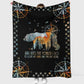 Camping And Into The Forest I Go With Bear Flannel Blanket For Living Room And Bedroom Styling