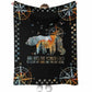 Camping And Into The Forest I Go With Bear Flannel Blanket For Cozy Bedroom And Sofa Decor