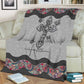 Jesus Faith In Your Life Flannel Blanket For Living Room And Bedroom Styling