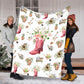 Garden Love Gardening In Life Flannel Blanket For Soft Bed Couch And Home Comfort