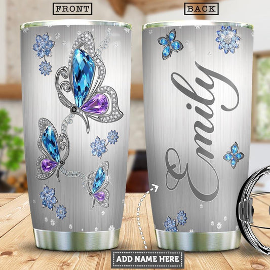 Butterfly Lover Personalized 20 Oz Tumbler For Travel Gifts