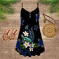 Turtle Is Beach Soul Limited 22 – Women's Summer Sleeveless V-Neck Camisole Dress