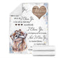 Cute Otter Love Gift Flannel Blanket For Bed Sofa And Reading Nook Decor