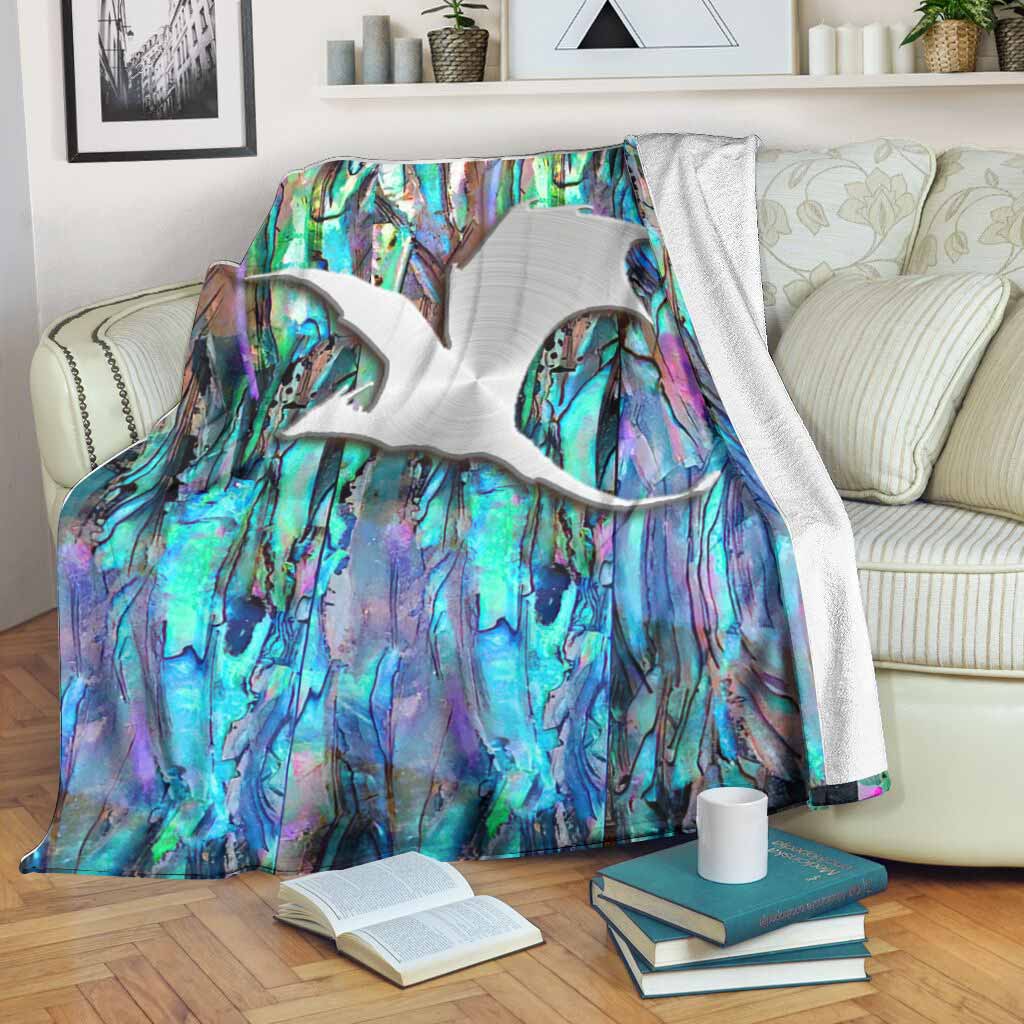 Dragon Inspirational Art Flannel Blanket For Soft Bed Couch And Home Comfort