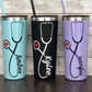 Nurse Lover Personalized 20 Oz Tumbler For Coffee Travel And Daily Use