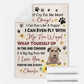 Wheaten Terrier Don't Cry For Me Mom Personalized Flannel Blanket For Cozy Home Lounging And Gifting
