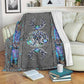 Mystery Spirit Triple Moon Witch Flannel Blanket For Soft Bed Couch And Home Comfort