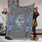 Mystery Spirit Triple Moon Witch Flannel Blanket For Relaxing At Home And Travel