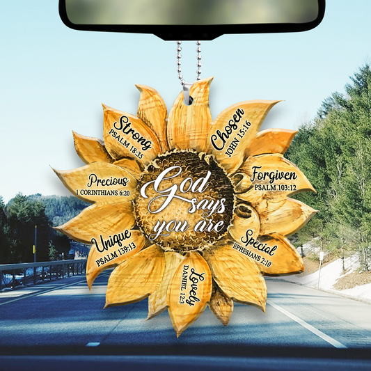 Sunflower God Says You Are 20 Oz Tumbler For Travel Gifts