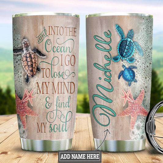 Turtle Love Ocean 20 Oz Tumbler For Travel Gifts