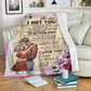 Family My Favorite Place In All The World Personalized Flannel Blanket For Relaxing At Home And Travel