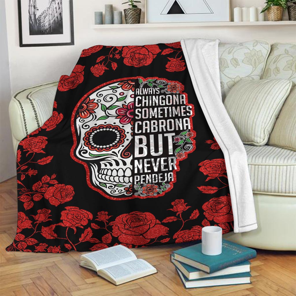 Rose Always Bold Lover Flannel Blanket For Relaxing At Home And Travel