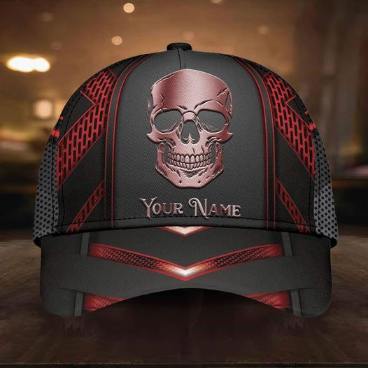 Red Skull Personalized Style – Classic Cap