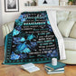 Turtle To My Daughter Flower Flannel Blanket For Living Room And Bedroom Styling