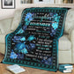 Turtle To My Daughter Love Life Flannel Blanket For Bed Sofa And Reading Nook Decor