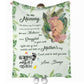 Family Beautiful Mummy To Be Mothers Day Mother Personalized 50 x 60 Inch Flannel Blanket For Cozy Bedroom And Sofa Decor