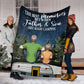 Camping When I'm At My Best Personalized Flannel Blanket For Soft Bed Couch And Home Comfort